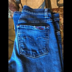 Blue Cult Butt Lifter medium wash 28 EUC